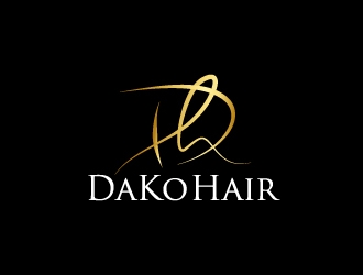 DaKo Hair logo design by maze