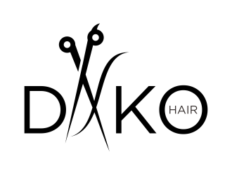 DaKo Hair logo design by pel4ngi