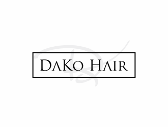 DaKo Hair logo design by ammad