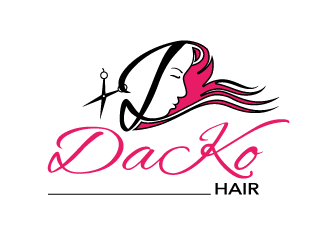 DaKo Hair logo design by mppal