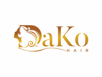 DaKo Hair logo design by Mahrein