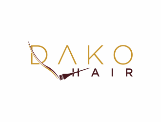 DaKo Hair logo design by Mahrein