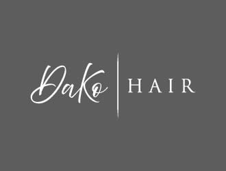 DaKo Hair logo design by maserik