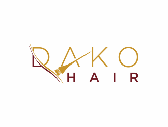 DaKo Hair logo design by Mahrein