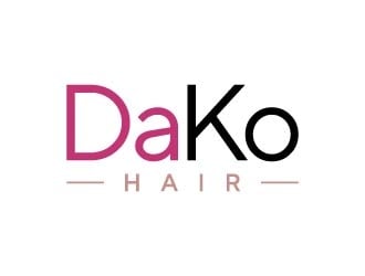 DaKo Hair logo design by maserik