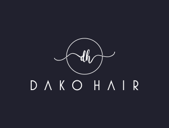 DaKo Hair logo design by goblin