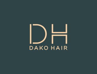 DaKo Hair logo design by vuunex