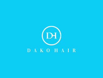 DaKo Hair logo design by vuunex