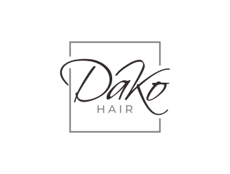 DaKo Hair logo design by checx