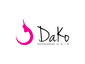 DaKo Hair logo design by Editor