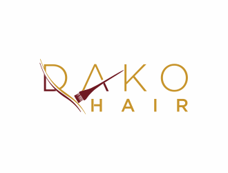 DaKo Hair logo design by Mahrein