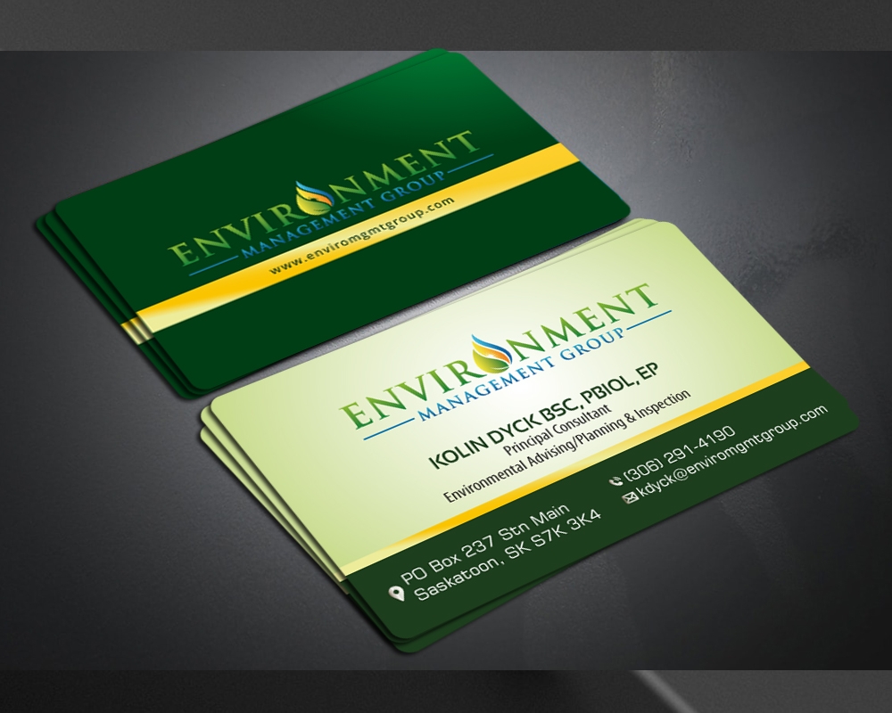 Environment Management Group logo design by PANTONE