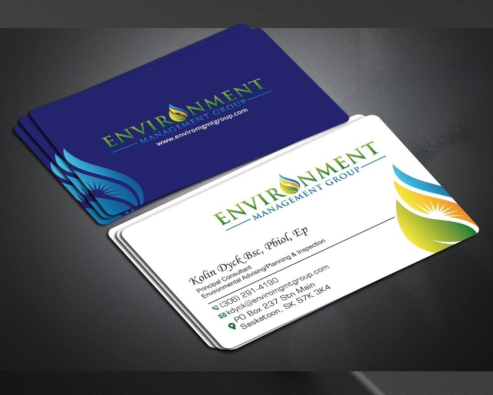 Environment Management Group logo design by PANTONE