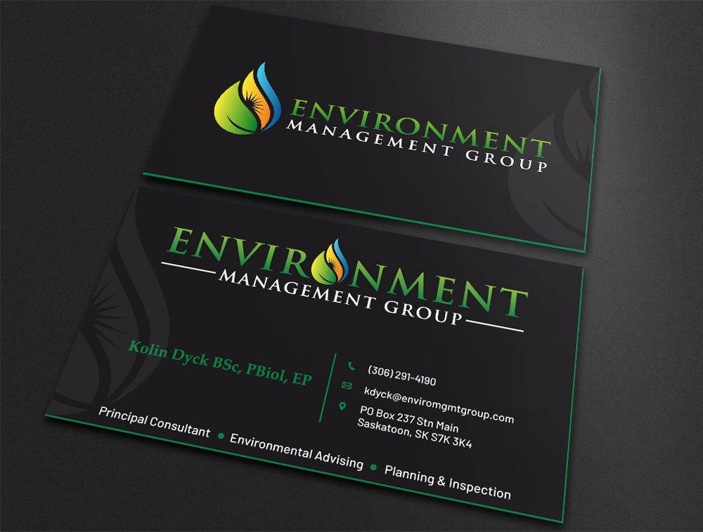 Environment Management Group logo design by Niqnish