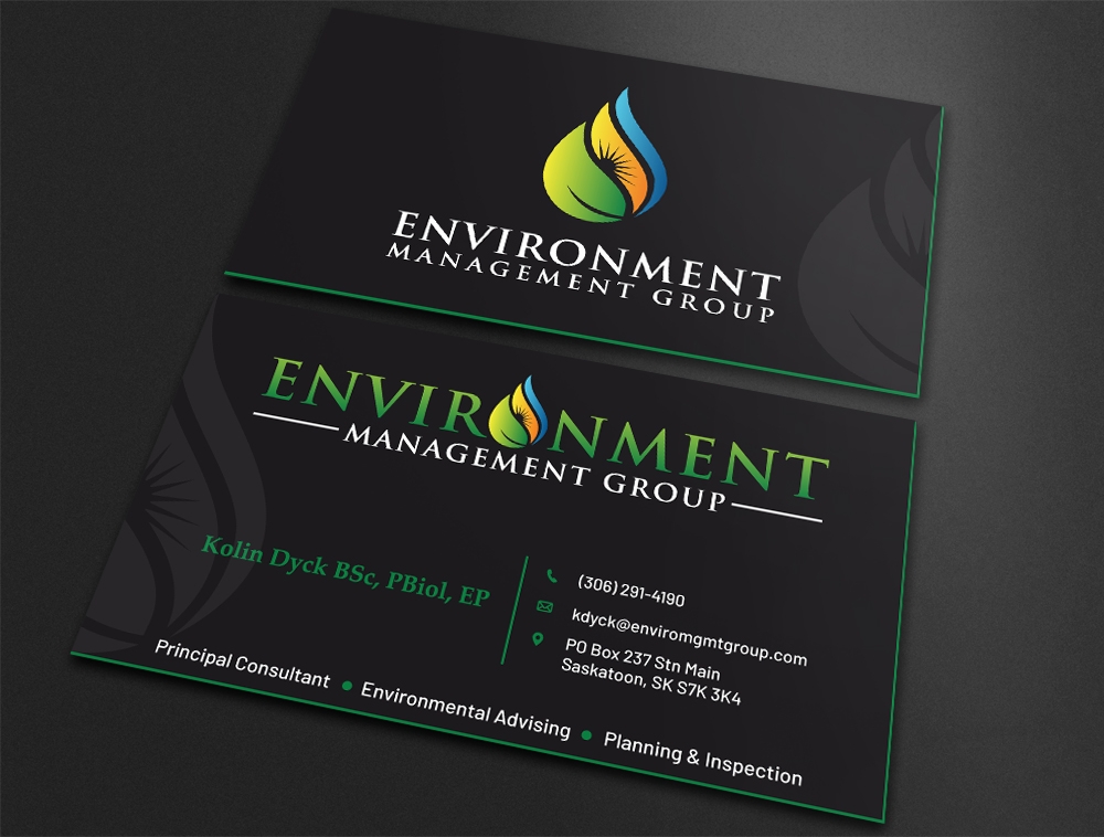 Environment Management Group logo design by Niqnish