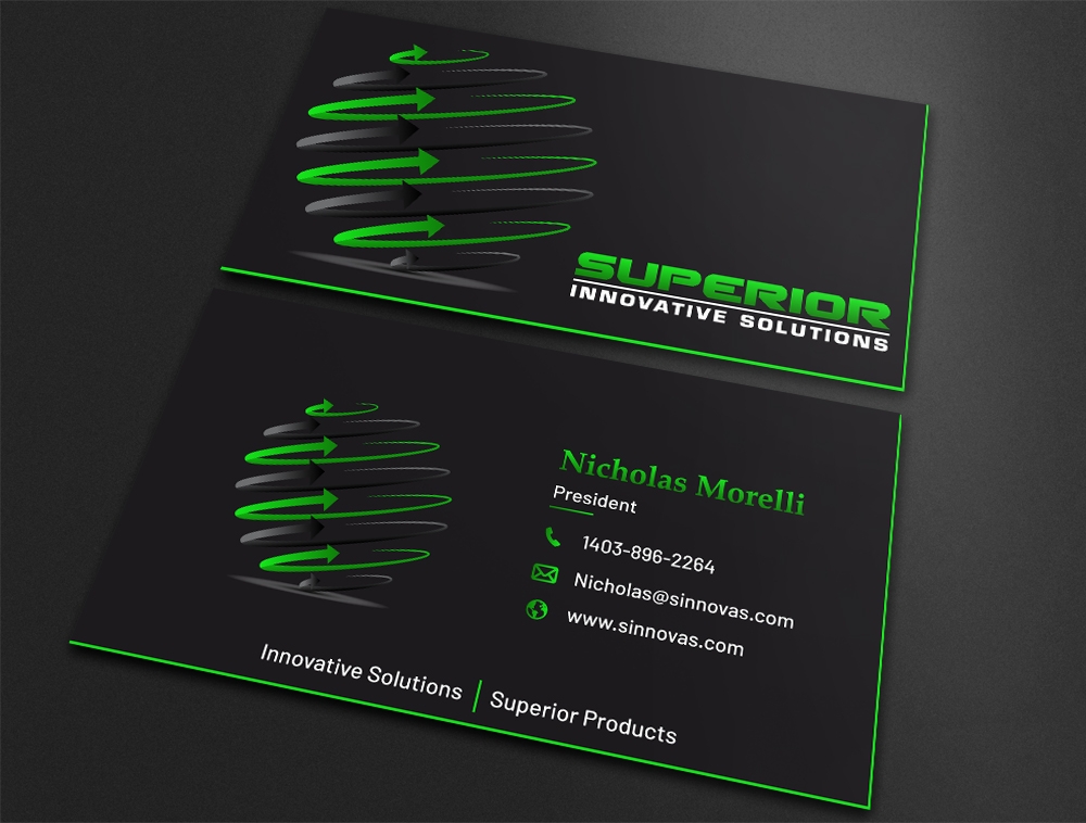 Superior Innovative Solutions logo design by Niqnish