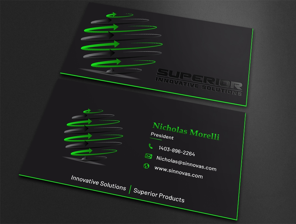 Superior Innovative Solutions logo design by Niqnish