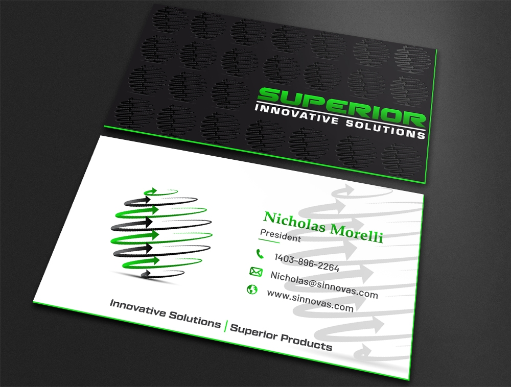 Superior Innovative Solutions logo design by Niqnish