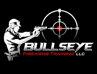 Bullseye Firearms Training LLC logo design by DreamLogoDesign