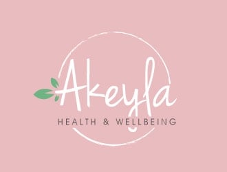 Akeyla Health & Wellbeing logo design by invento