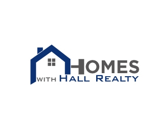 Homes with Hall Realty logo design by Aslam