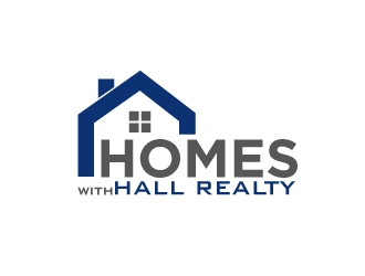 Homes with Hall Realty logo design by Aslam