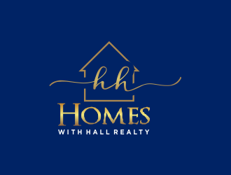 Homes with Hall Realty logo design by Greenlight