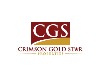 Crimson Gold Star Properties logo design by Creativeminds