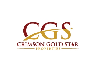 Crimson Gold Star Properties logo design by Creativeminds