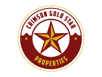 Crimson Gold Star Properties logo design by Ultimatum