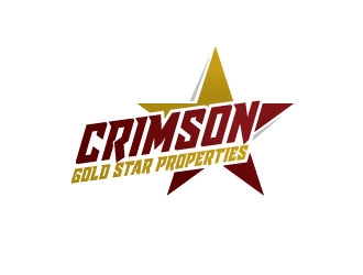 Crimson Gold Star Properties logo design by Pau1