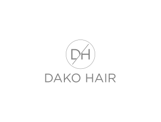 DaKo Hair logo design by luckyprasetyo