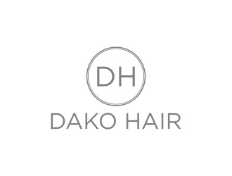 DaKo Hair logo design by luckyprasetyo