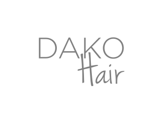 DaKo Hair logo design by luckyprasetyo