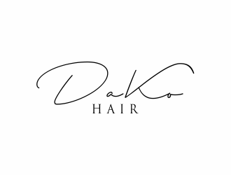 DaKo Hair logo design by hopee