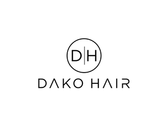 DaKo Hair logo design by alby