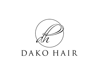 DaKo Hair logo design by alby