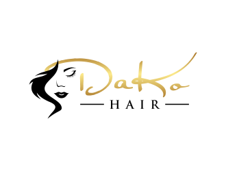 DaKo Hair logo design by ammad