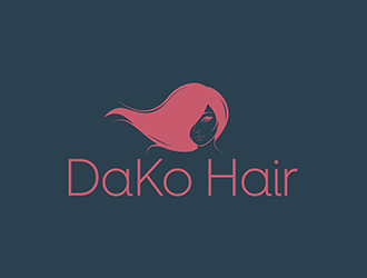 DaKo Hair logo design by marshall