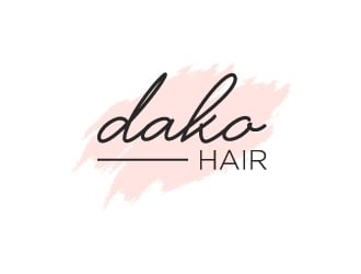 DaKo Hair logo design by wongndeso