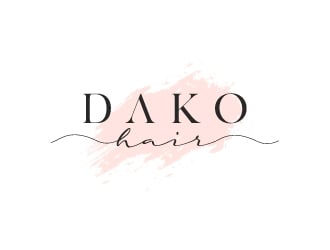 DaKo Hair logo design by wongndeso