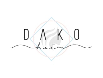 DaKo Hair logo design by wongndeso