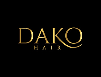 DaKo Hair logo design by BrainStorming