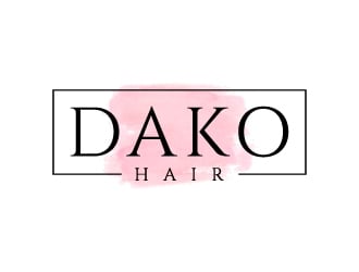 DaKo Hair logo design by BrainStorming