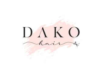 DaKo Hair logo design by wongndeso