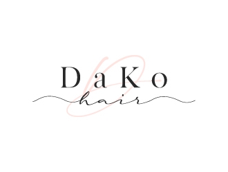 DaKo Hair logo design by wongndeso