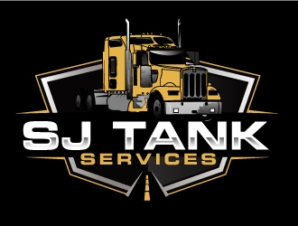 SJ Tank Services  logo design by AamirKhan