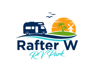 Rafter W RV Park logo design by Andri