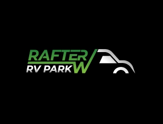 Rafter W RV Park logo design by mawanmalvin