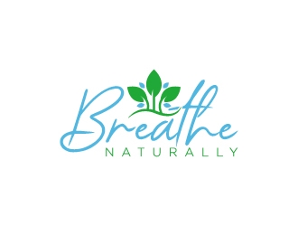 Breathe Naturally logo design by wongndeso